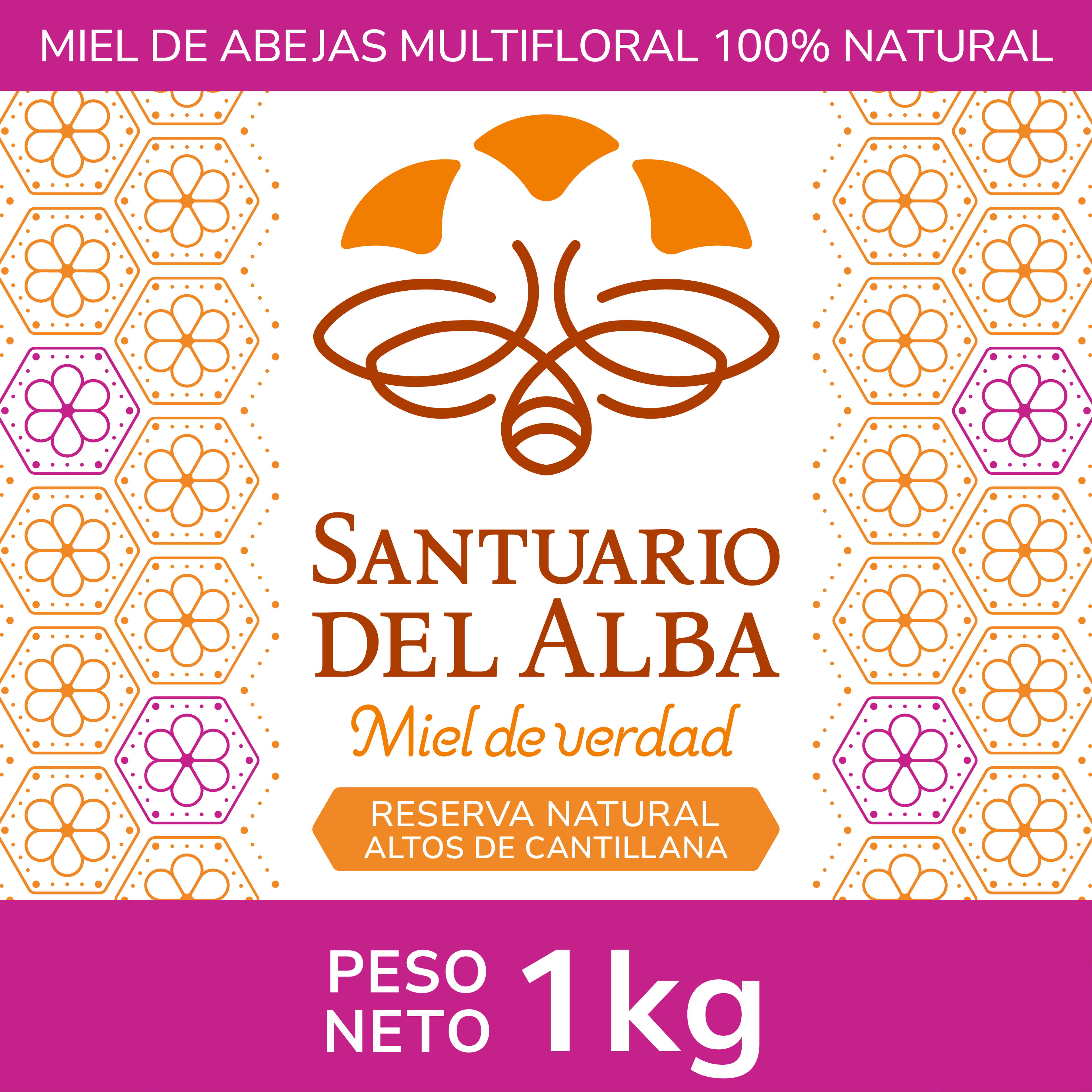 Miel de abejas multifloral - 1 kg